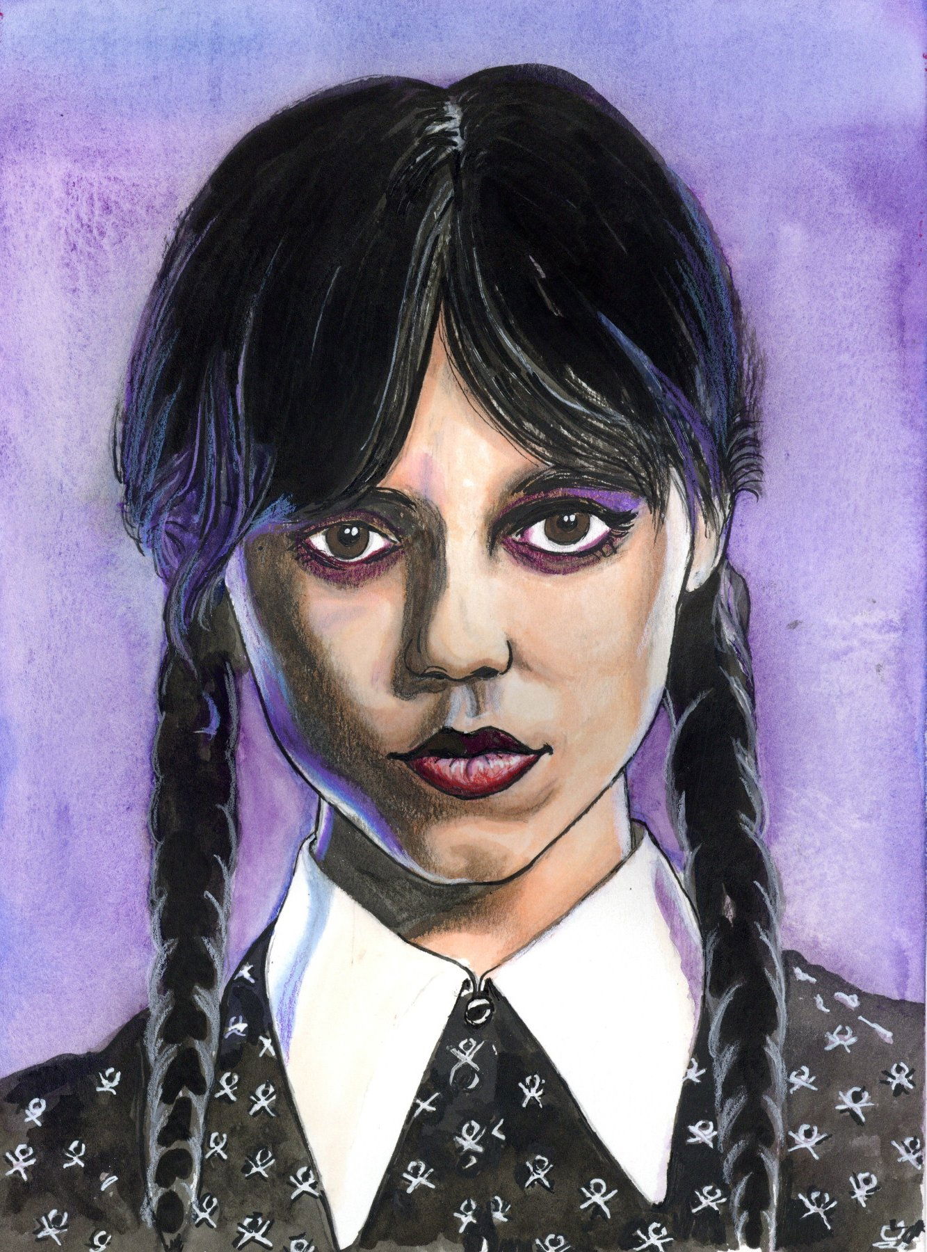 Wednesday Addams by Rich Cirillo, in Rich Cirillo's RICH'S PIN UP'S ...