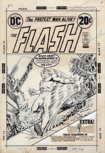 FLASH 221 COVER, Comic Art