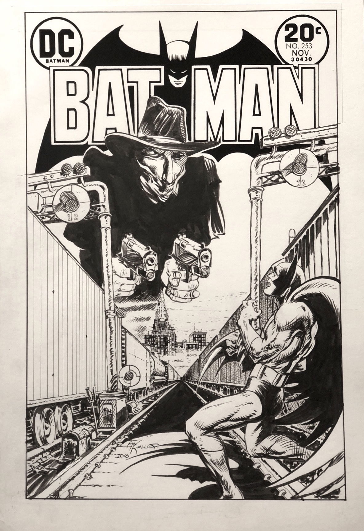 BATMAN 253 cover w/ logo added, in Glen Brunswick's MW KALUTA Comic Art  Gallery Room