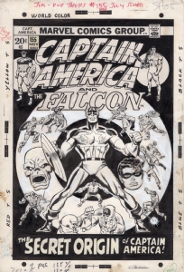 CAPTAIN AMERICA 155 COVER, Comic Art