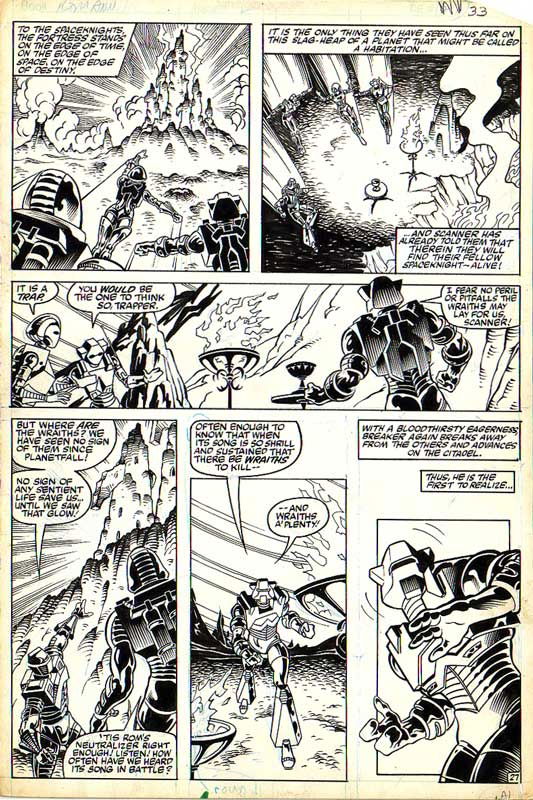 Rom Spaceknight Annual 2 Page 27 (looking For The Rest Of The Book 