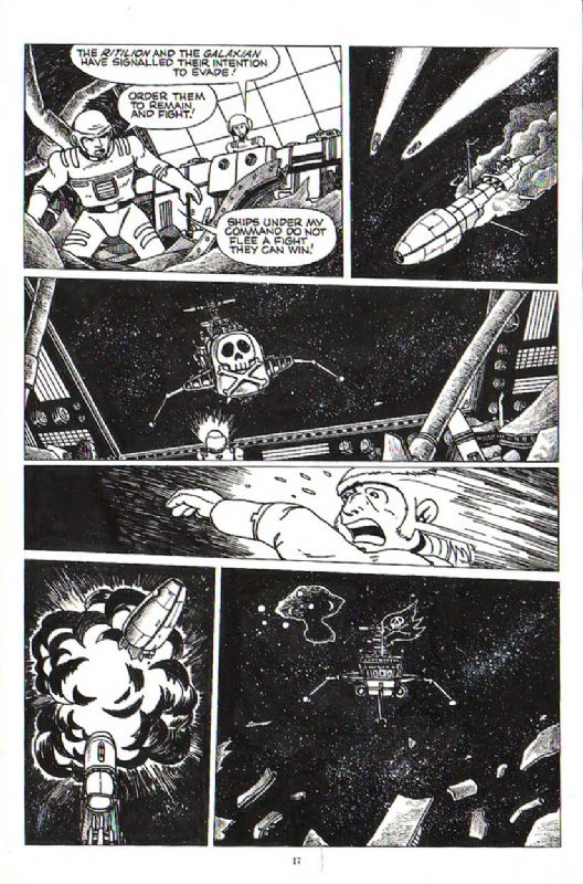 Captain Harlock Issue 10 Pg 17, In Andrew Allen's Key Anime: Captain 