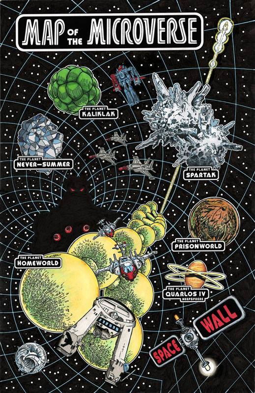 MAP of the MICROVERSE (Micronauts), in Andrew Allen's Misc. Micronauts ...