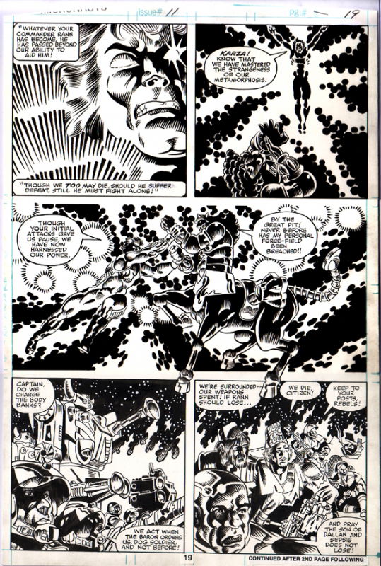 Micronauts 11 Page19, In Andrew Allen's Micronauts (1980 Marvel 