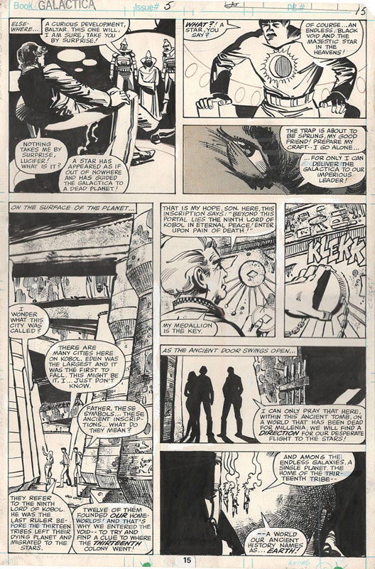 Battlestar Galactica (marvel) Issue 05 Pg 15, In Andrew Allen's 