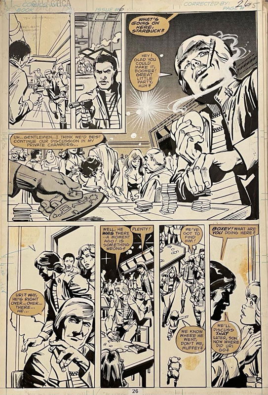 Battlestar Galactica (MARVEL) 06 pg 26, in Andrew Allen's Battlestar ...