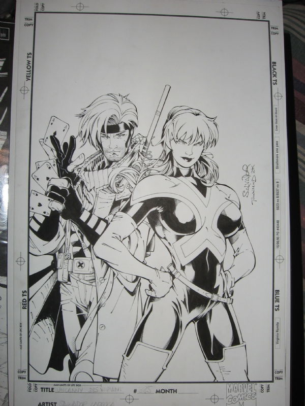 Uncanny X Men 385 Wizard World Chicago Variant Cover In J K S X Men Cover Comic Art Gallery Room