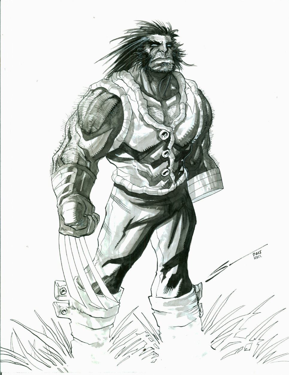 Gerardo Sandoval - Wolverine, in Juan Rojas Caballero's New York comic ...
