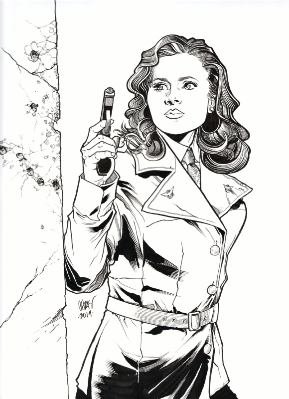 Agent Carter by Chris Johnson, in Joel Hecht's Agent Carter Comic Art ...