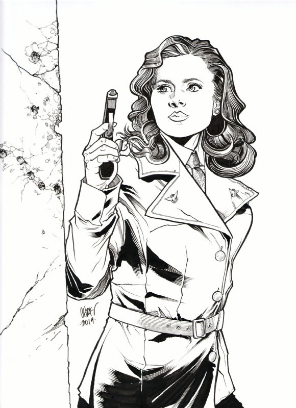 Agent Carter by Chris Johnson, in Joel Hecht's Agent Carter Comic Art ...