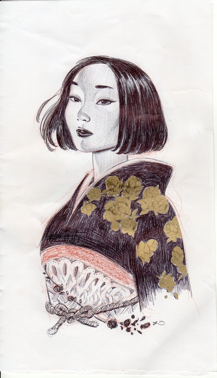 kimono-girl-by-janet-kim-in-kyle-davis-s-kimono-girls-comic-art