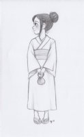 Kimono Girl By Courtney Godbey, Comic Art
