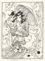 Kimono Girl by Steve Mannion, Comic Art