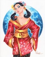 Kimono Girl by Joe Pekar, Comic Art