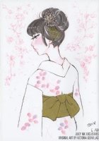 Kimono Girl By Tori Gedvillas, Comic Art