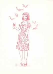 Bay Dress by Erika Kosmatka, Comic Art