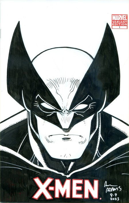 Wolverine - Arthur Adams, In Rafael M.'s X-Men Sketch Covers Comic Art ...