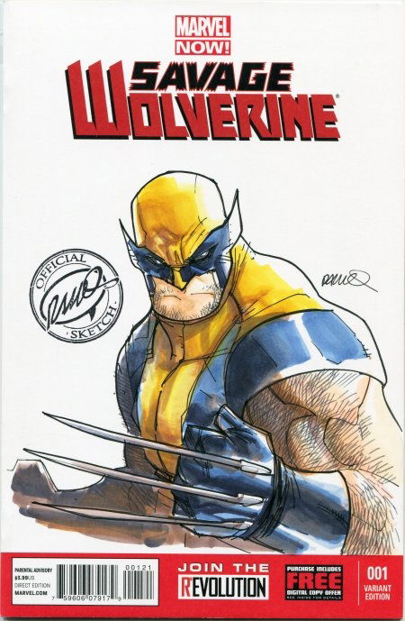 Wolverine Humberto Ramos In Rafael M S X Men Sketch Covers Comic