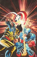 Captain America Annual # 8 Cover Recreation, Comic Art