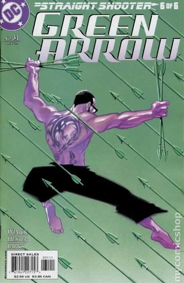 Green Arrow # 31 Cover, in Jim Warden's Wagner, Matt - Painted Artwork for  Sale Comic Art Gallery Room