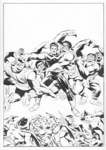 West Coast Avengers # 33 Cover Reimagining, Comic Art
