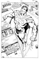 Man of Steel # 1 Last Page, Comic Art