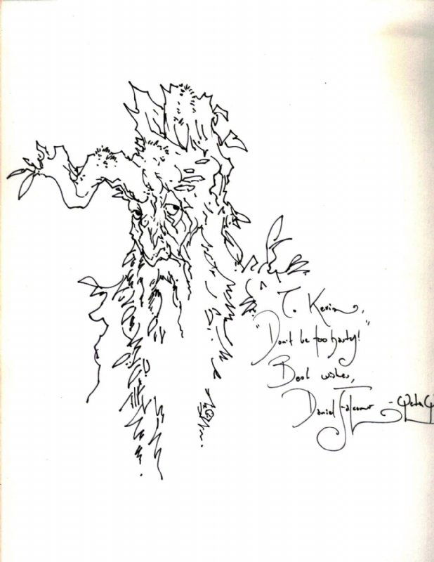 Treebeard David Falconer In Kevin Southwell S David Falconer Treebeard Comic Art Gallery Room