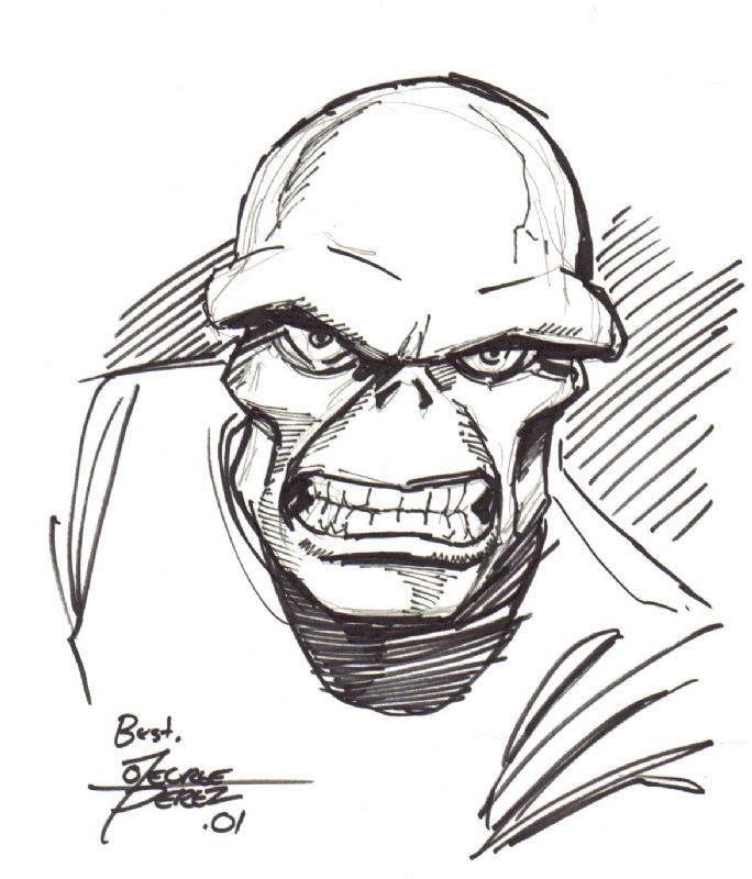 Perez, George Red Skull, in Brian M's Golden Age characters Comic Art ...