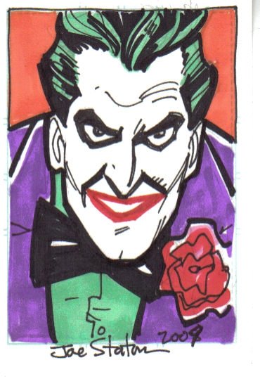 Staton, Joe Joker sketchcard 2009, in Brian M's Golden Age characters ...