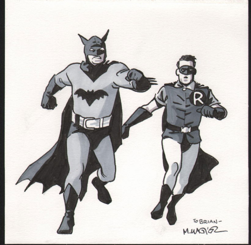 Wagner, Matt Batman and Robin Golden Age Movie Serial 2009, in Brian M's Golden  Age characters Comic Art Gallery Room