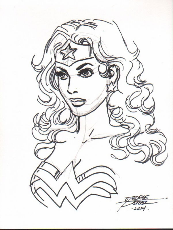 Perez, George Wonder Woman 2014 Feb., in Brian M's My Comic artwork ...