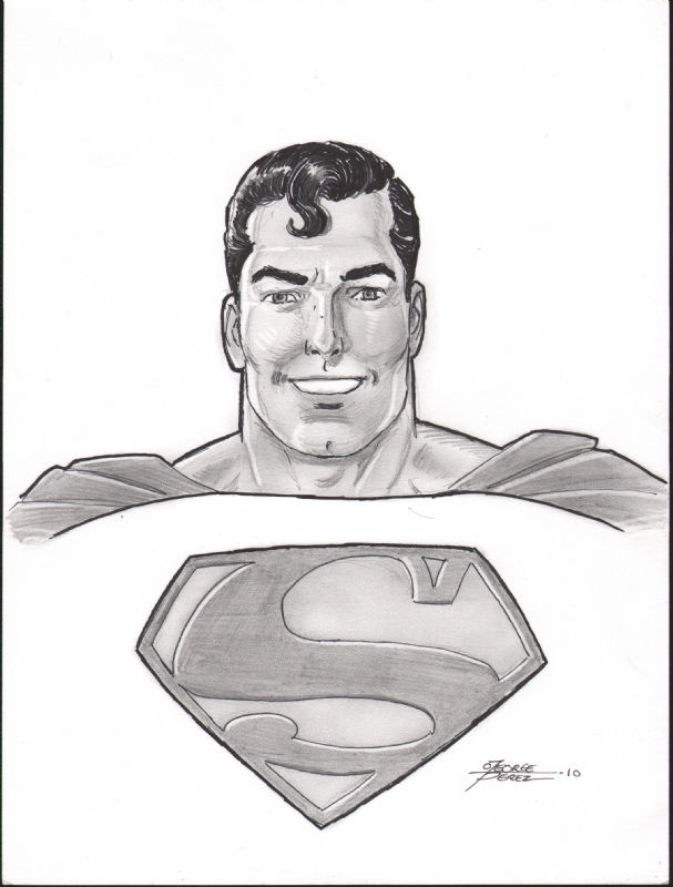 Perez, George Superman MA 2010, in Brian M's My Comic artwork ...