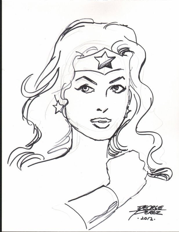 Perez, George Wonder Woman 2012, in Brian M's My Comic artwork ...