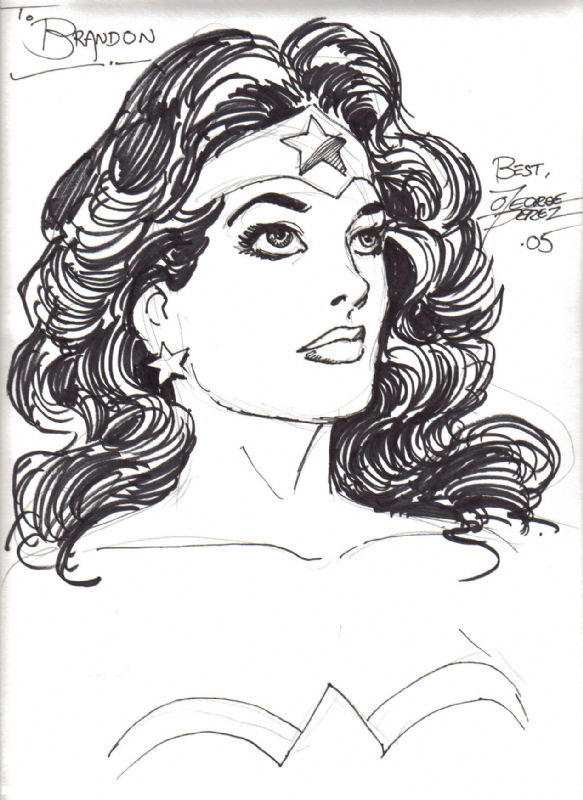 Perez, George Wonder Woman 2005, in Brian M's My Comic artwork ...