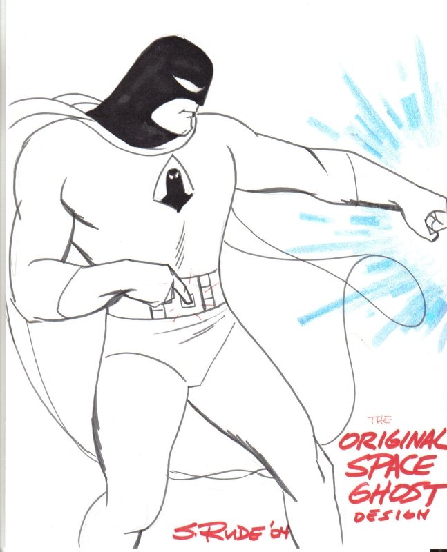 Rude Steve Space Ghost 2004 In Brian Ms My Comic Artwork Collection Comic Art Gallery Room 8636