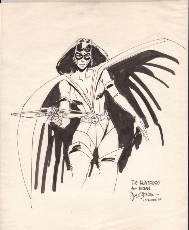 Staton, Joe Huntress 1987, In Brian M's My Comic Artwork Collection ...