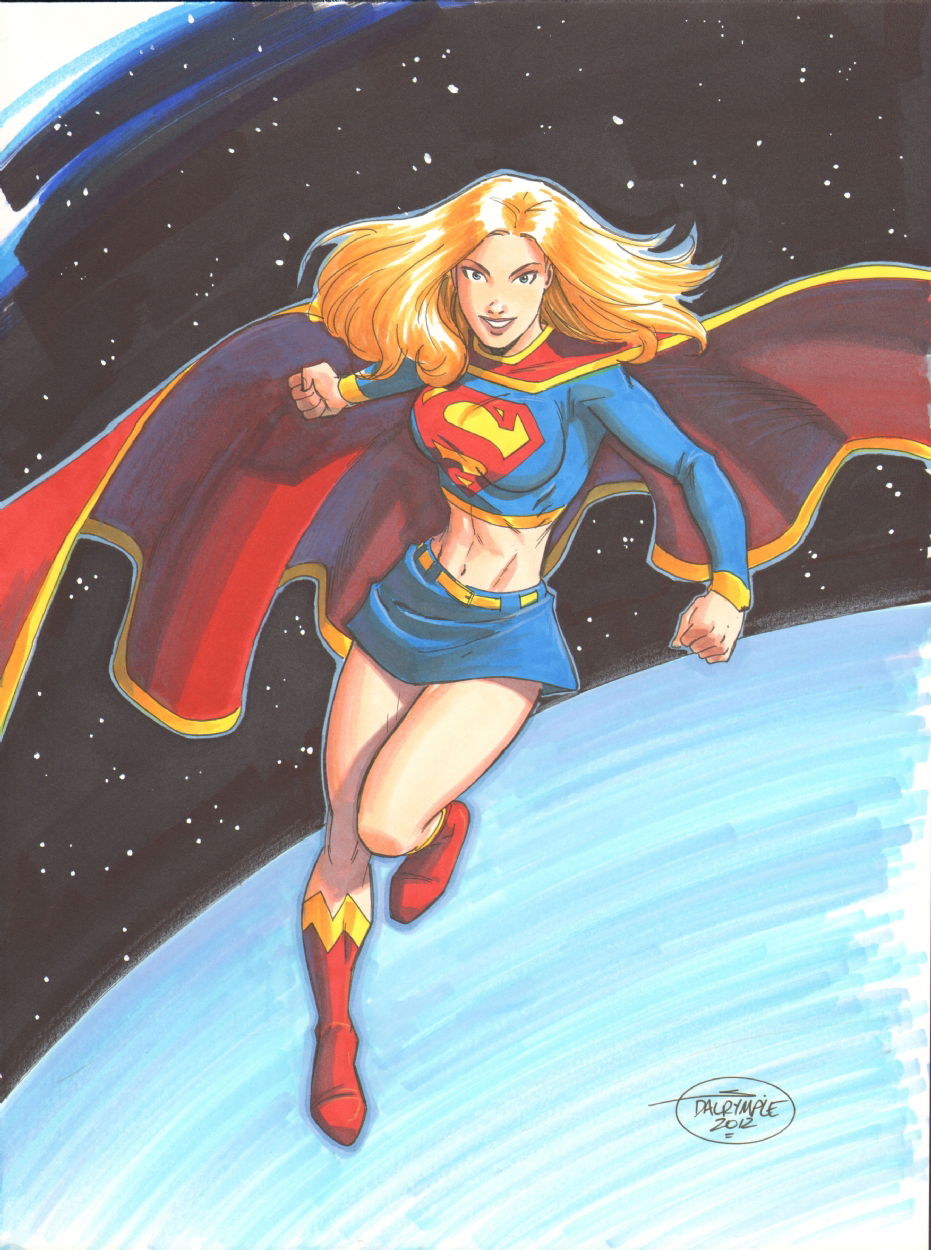 Full color Supergirl by Scott Dalrymple, in Todd James's Supergirl ...