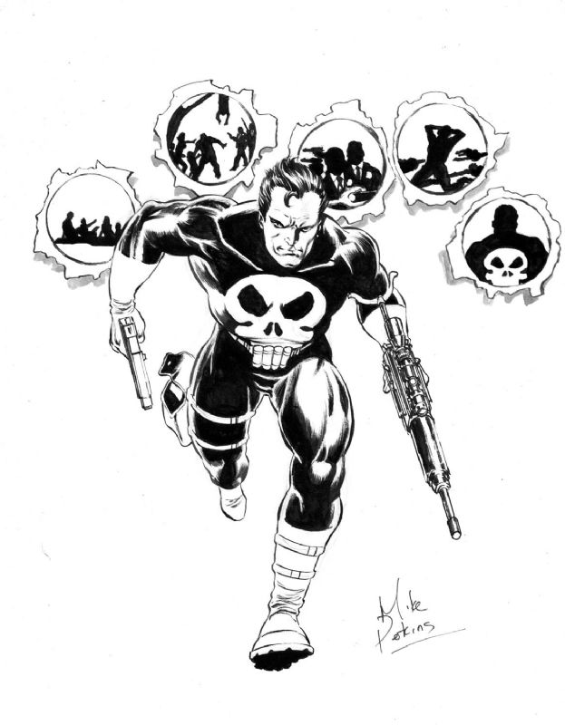 Mike Perkins Punisher, in Jeff and Rooster's Mike Perkins Comic Art ...