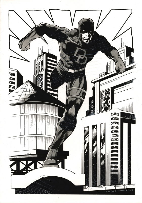 Daredevil by Marcelo Ferreira, in Craig Rogers's commissions ...