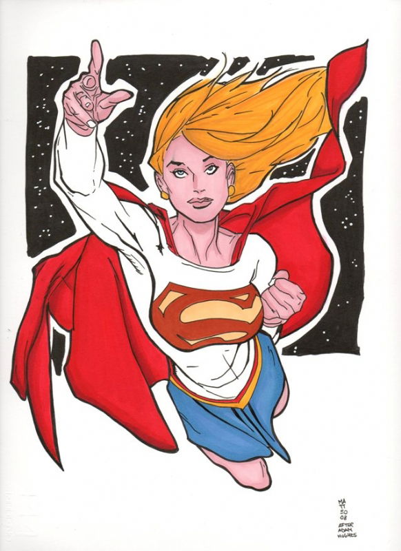 Supergirl - Adam Hughes - colors by Matteo Innocenti, in Matteo ...