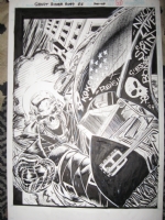 Ghost Rider 2099, issue 25, pinup Comic Art