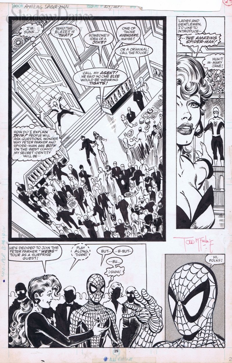 Amazing Spider-man #304 page 21 by Todd McFarlane (1988) Spidey
