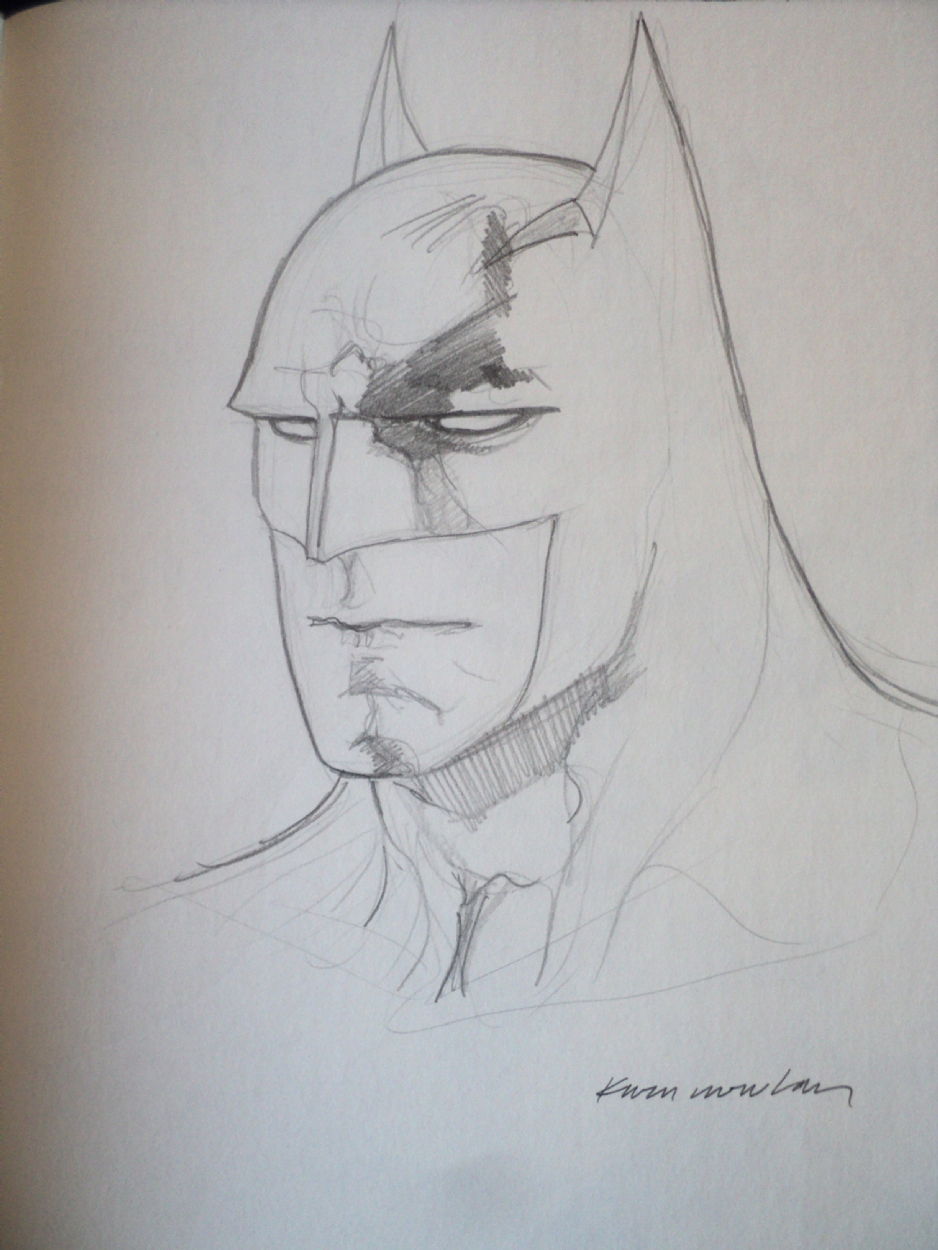 Batman sketch by Kevin Nowlan - Big Wow Con 2012, in Dave Kopecki's ...