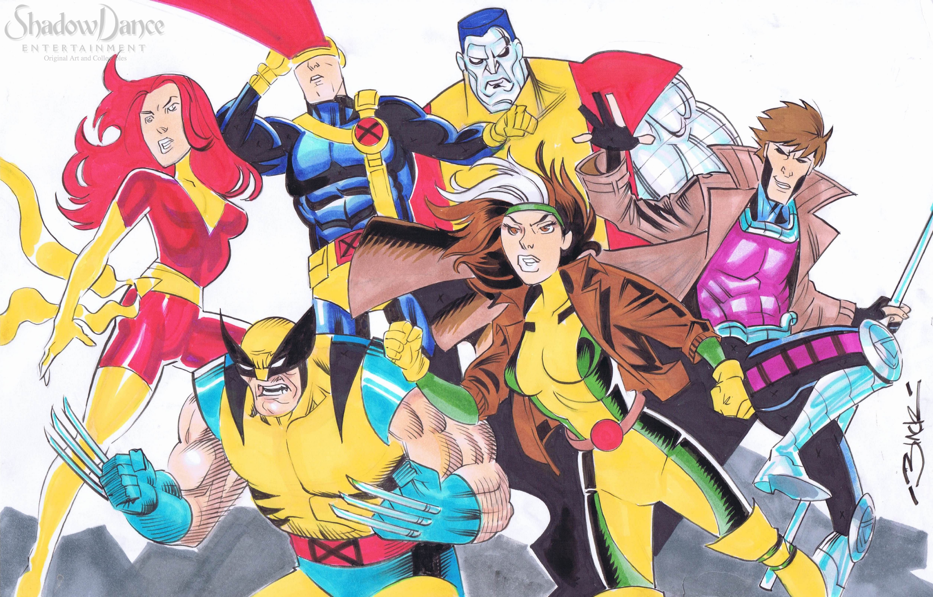 X-men commission by Dana Black (2022), in Dave Kopecki's X-MEN CHARACTERS -  commissions, sketches & sketch cards Comic Art Gallery Room