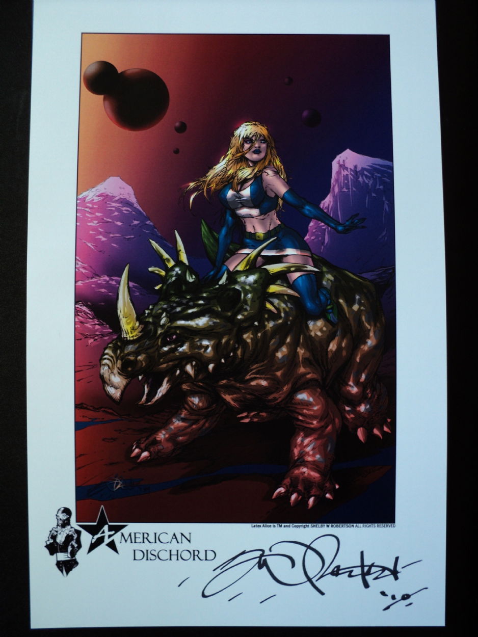 Latex Alice Color Print By Shelby Robertson In Dave Kopecki S SIGNED LIMITED EDITION PRINTS