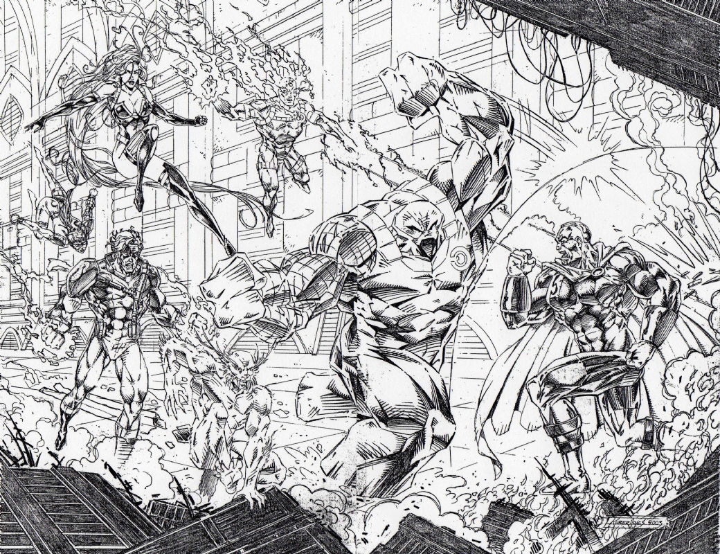 Stormwatch/Despot Battle DPS Commission by Robert Jones (pencils), in ...