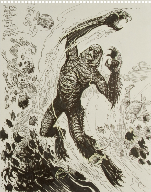 Stephen Bissette - The Real Revenge Of The Creature Comic Art