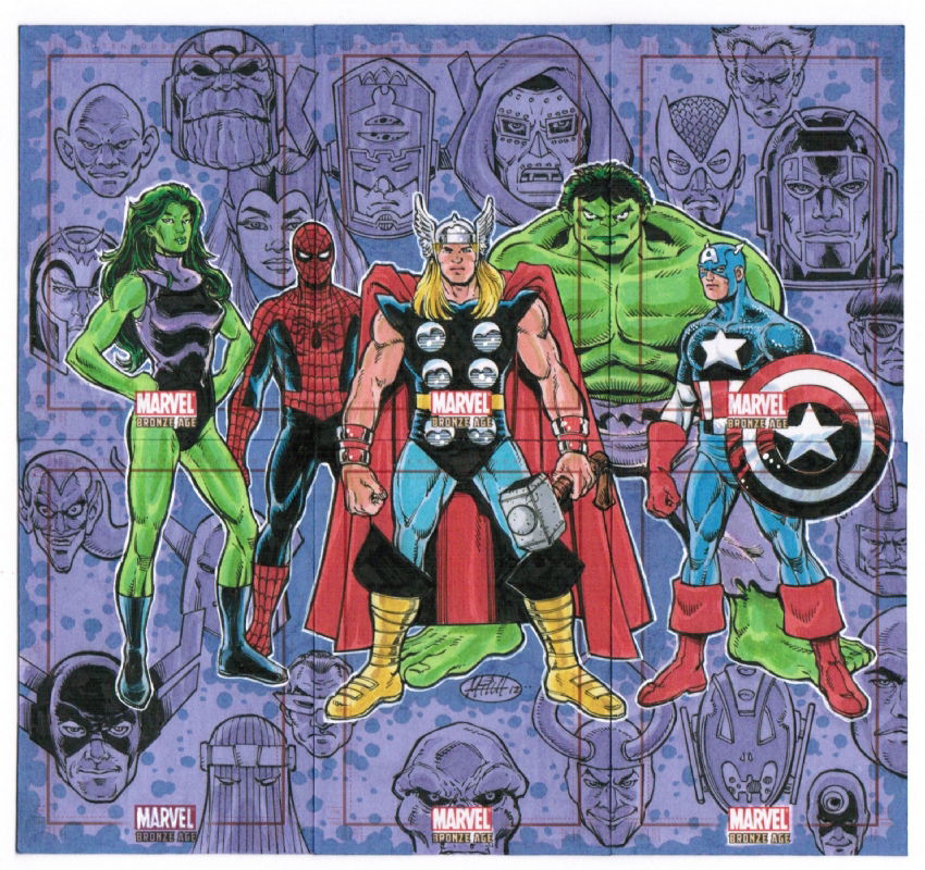 Marvel Bronze Age Sketch Card: The Avengers, in Mitch Ballard's Sketch ...