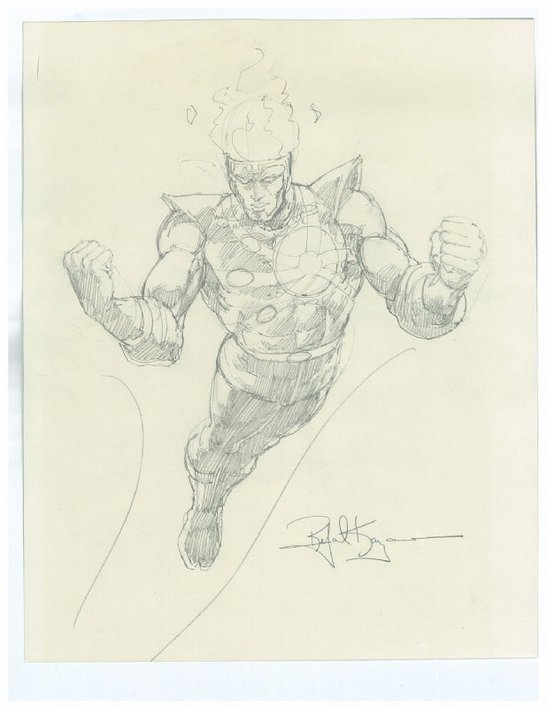 FIRESTORM RAFAEL KAYANAN, in tony altomare's DC HEROES Comic Art ...