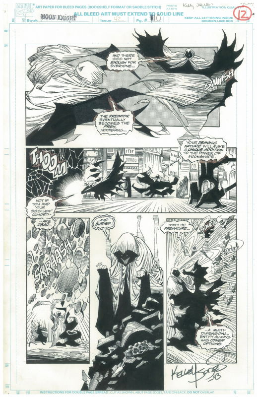 MOON KNIGHT KELLEY JONES, in tony altomare's MOON KNIGHT Comic Art ...